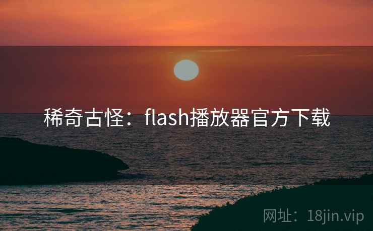稀奇古怪：flash播放器官方下载